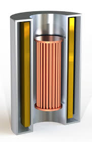 Plasma haloscope or metamaterial wire array schematic